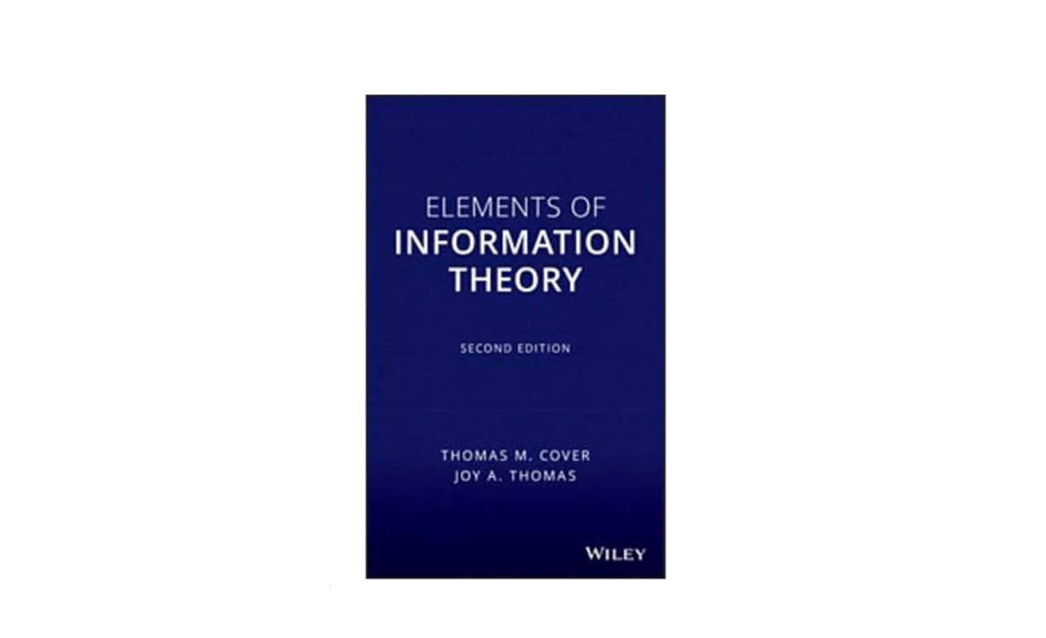 Elements of Information Theory cover